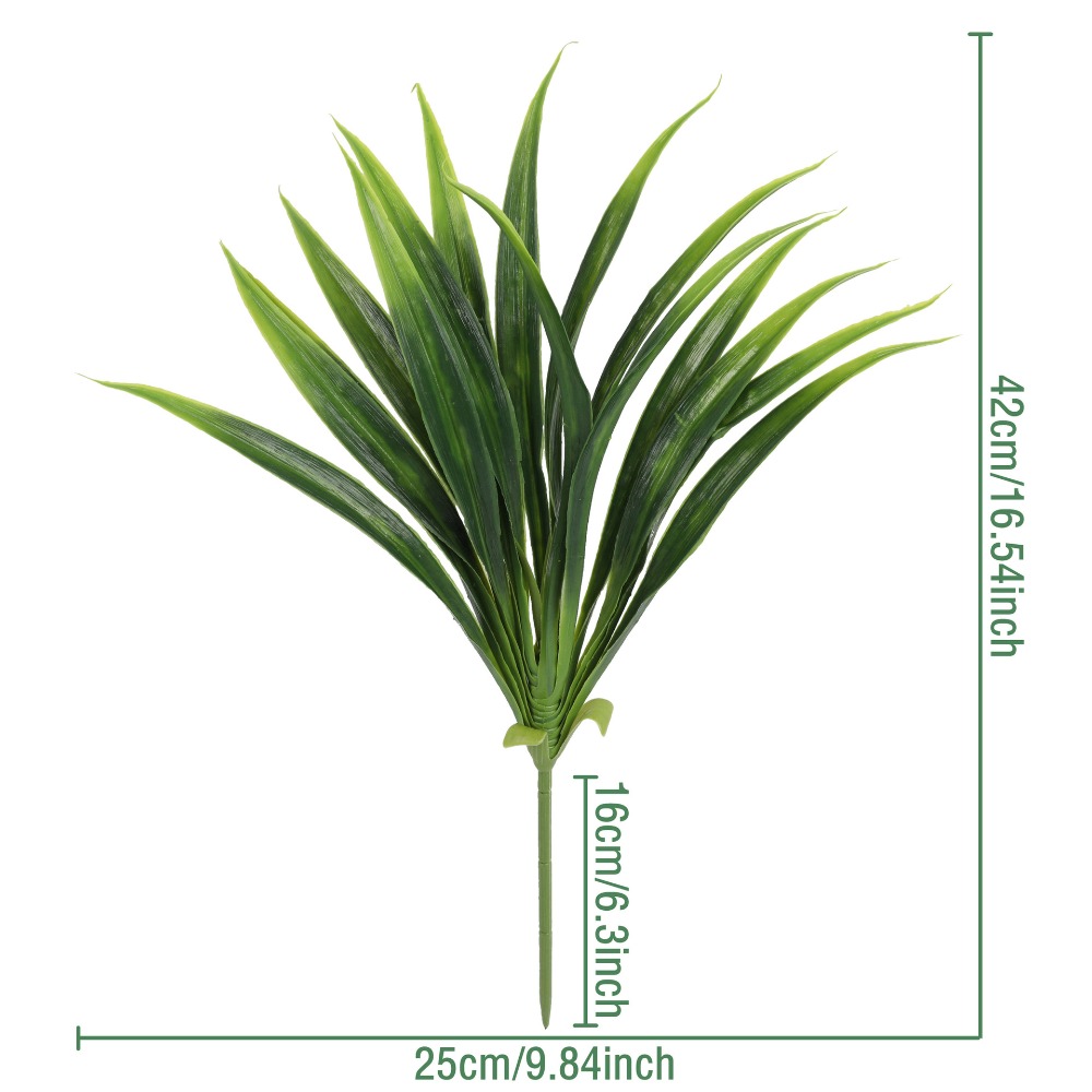 Spider Plant Hanging - Daun Anggrek Buatan Realistis 42cm Simulasi