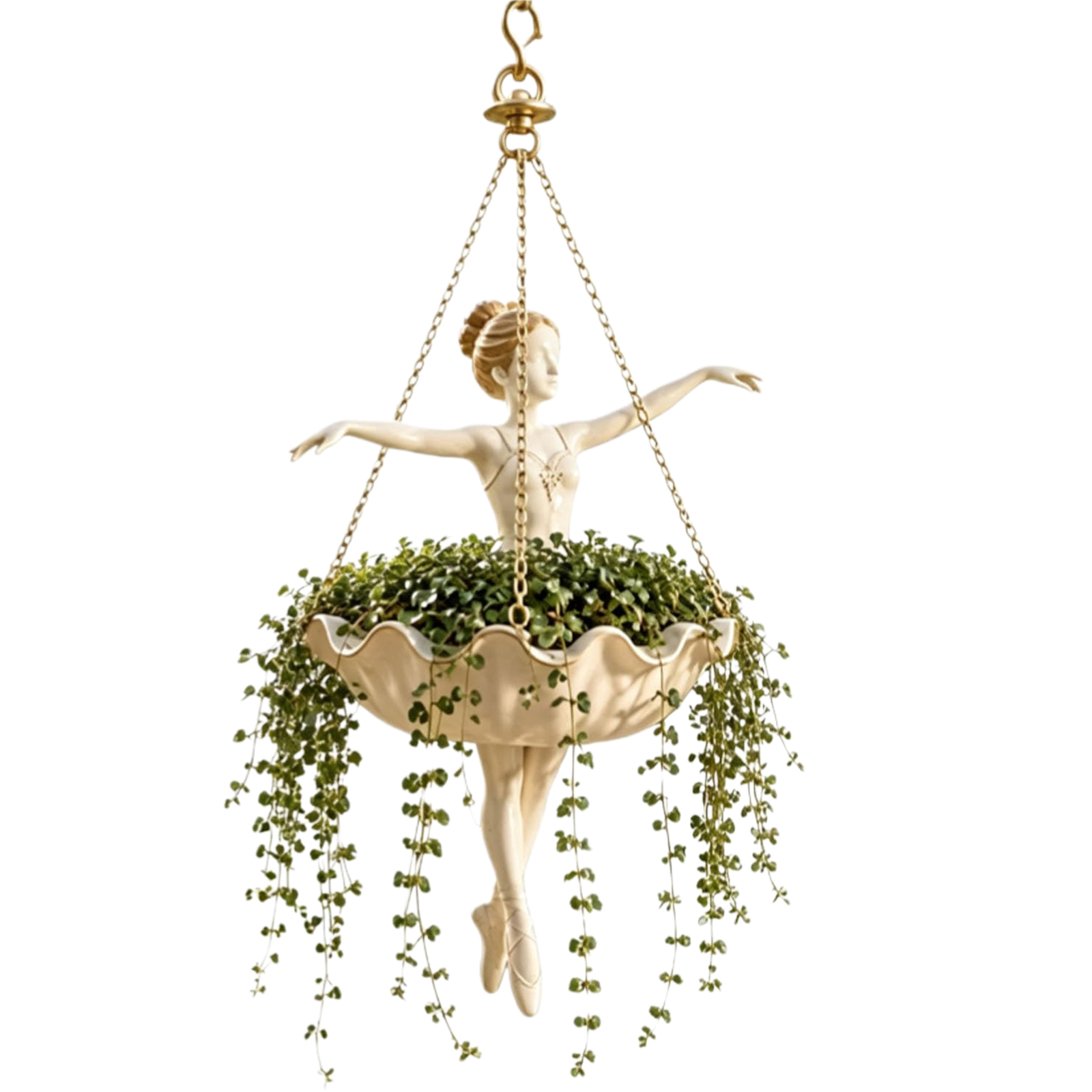 Pot Bunga Resin Penyangga Bung - Spider Plant Hanging ulasan dan harga
