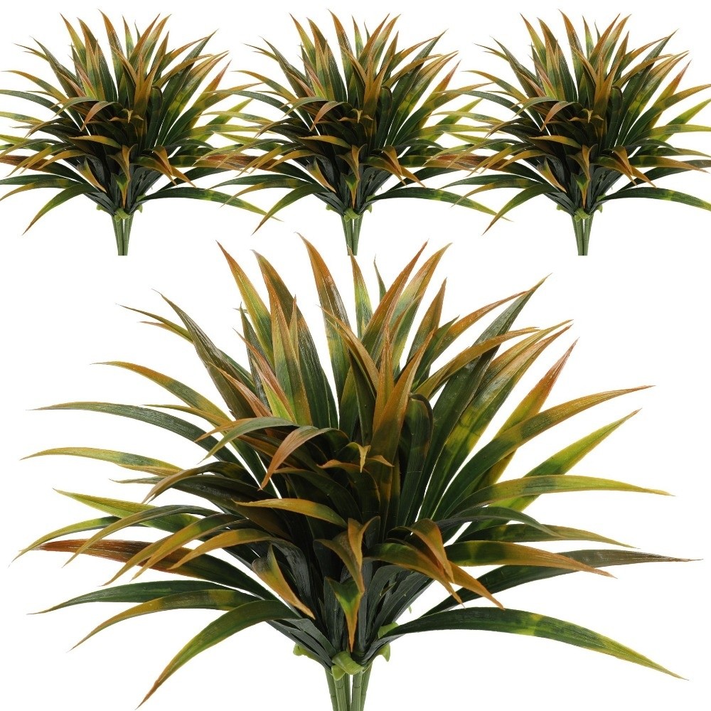 Daun Anggrek Buatan Realistis  - Spider Plant Hanging ulasan dan harga