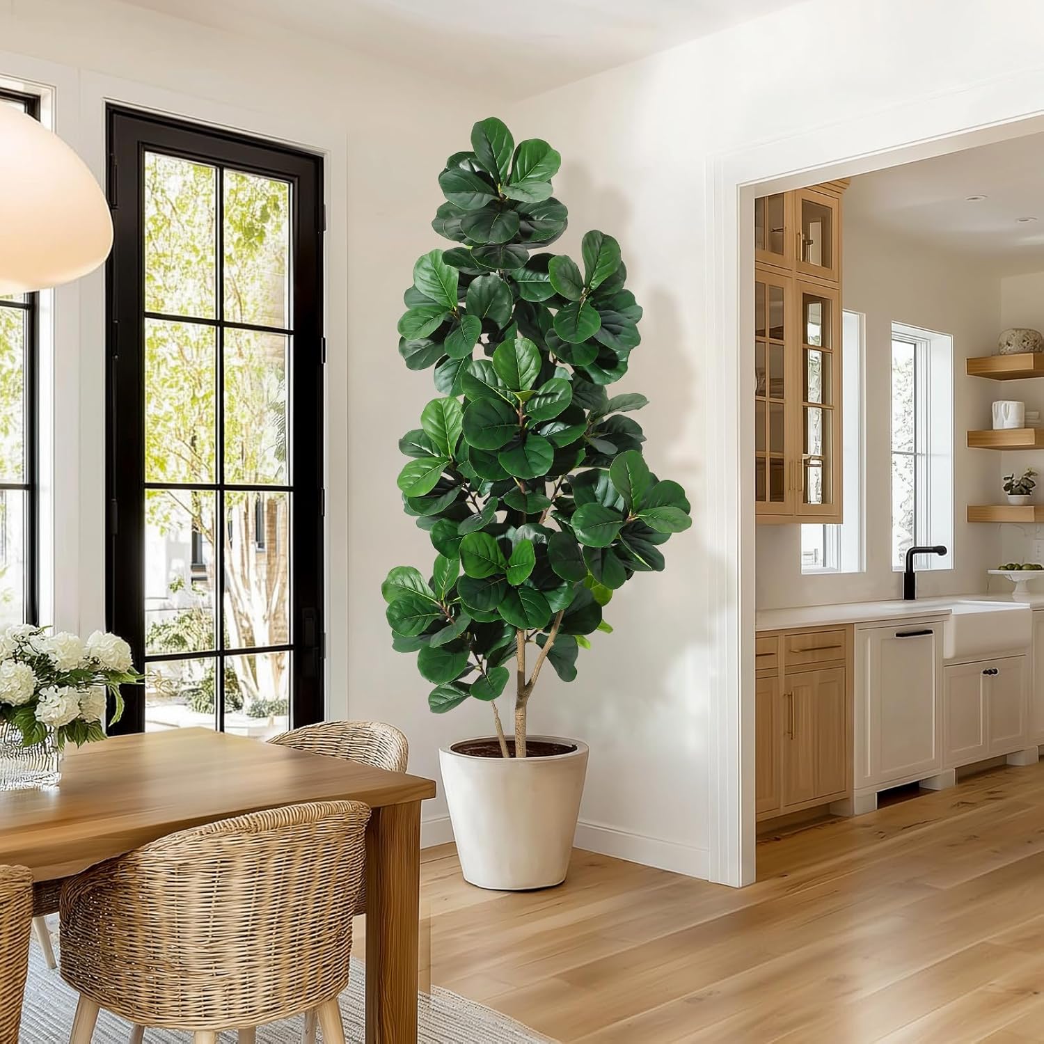 Pohon Ficus Lyrata Buatan 4FT/ - Ficus Lyrata Tree ulasan dan harga