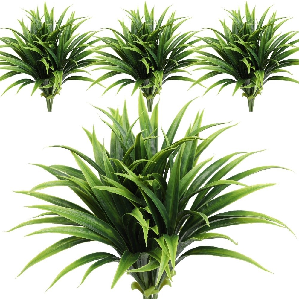 Daun Anggrek Buatan 42cm, Simu - Spider Plant Hanging ulasan dan harga